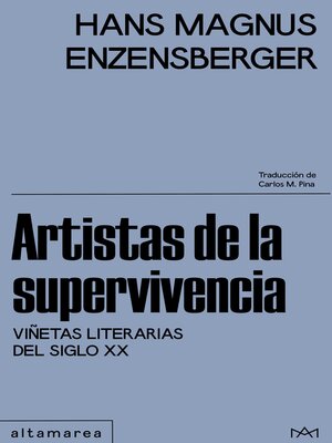 cover image of Artistas de la supervivencia